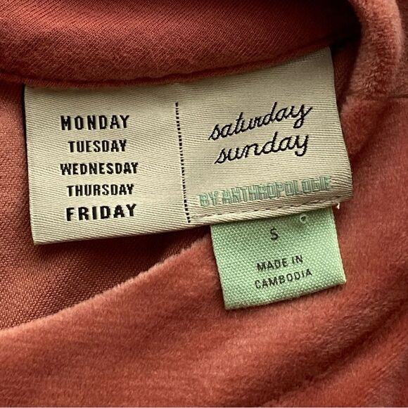 Saturday/ Sunday x Anthropologie Fawn Linda Velvet Jumpsuit Size Small - Picture 11 of 16